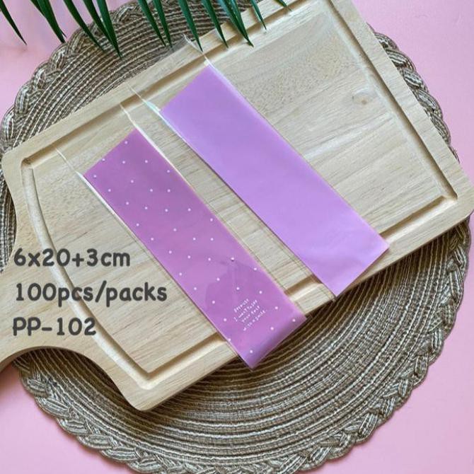 

Kualitas Terbaik] Plastik Packing Opp Lucu Panjang 6X20 Purple | Plastik Cookies Lucu
