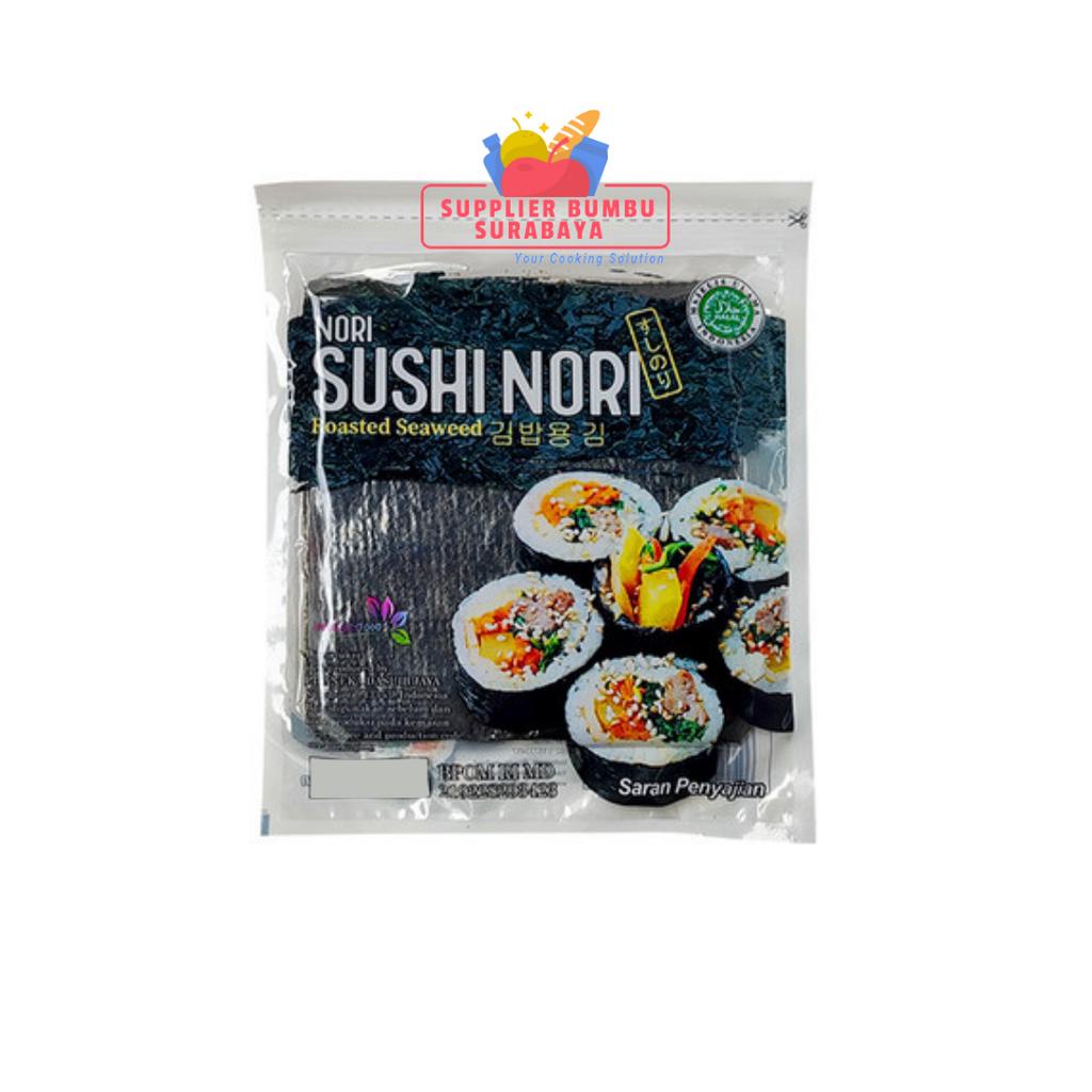 Sushi Nori Java Super Food Seaweed Rumput Laut Panggang 10 Lembar