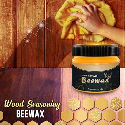 BEEWAX PENGKILAP KAYU FURNITURE JATI ORIGINAL ZARAN WOOD SEASONING LILIN GEL LEBAH ALAMI original