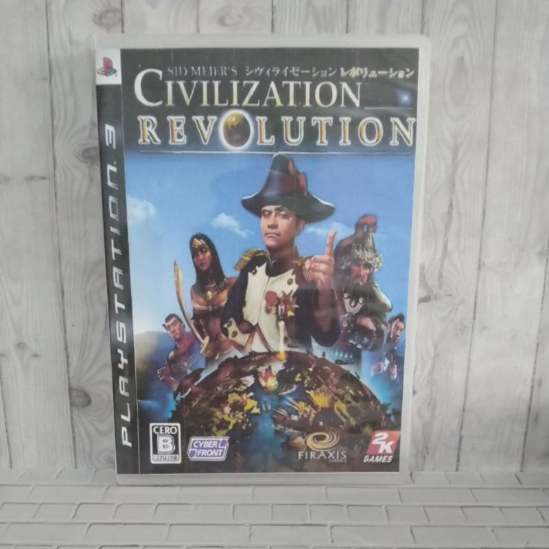 BD  KASET ORIGINAL PS3 Sid Meiers Civilization Revolution Jpn Bahasa Jepang