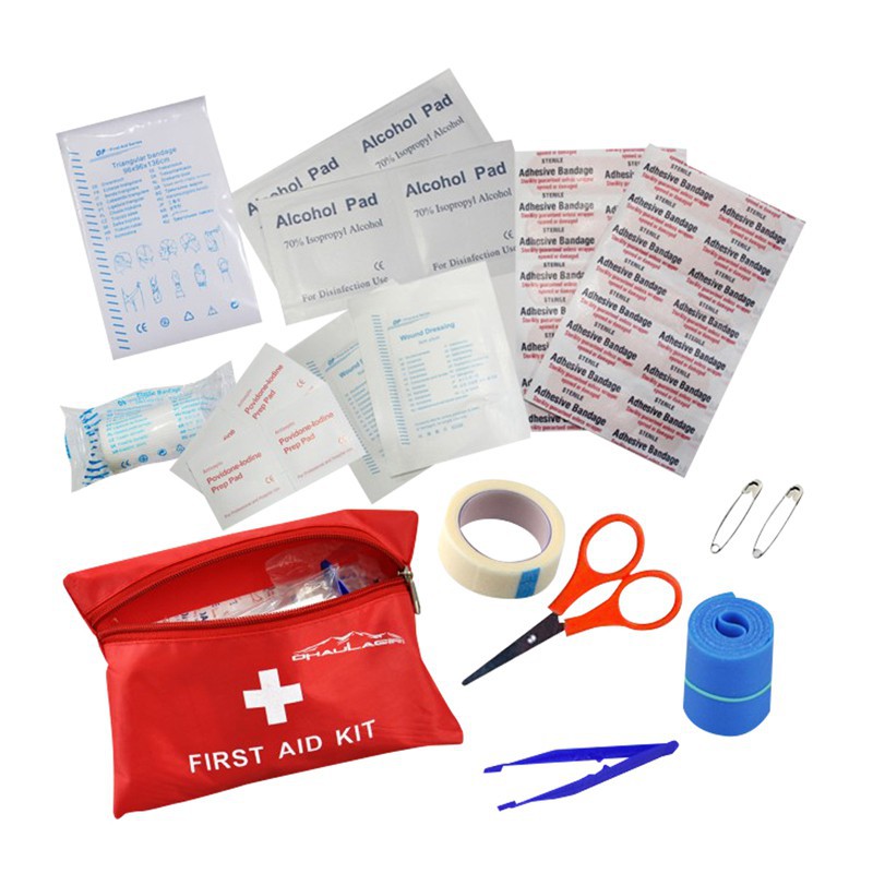 Bisa COD First Aid Kit Termasuk Perlengkapan - Obat Obatan Darurat - P3K