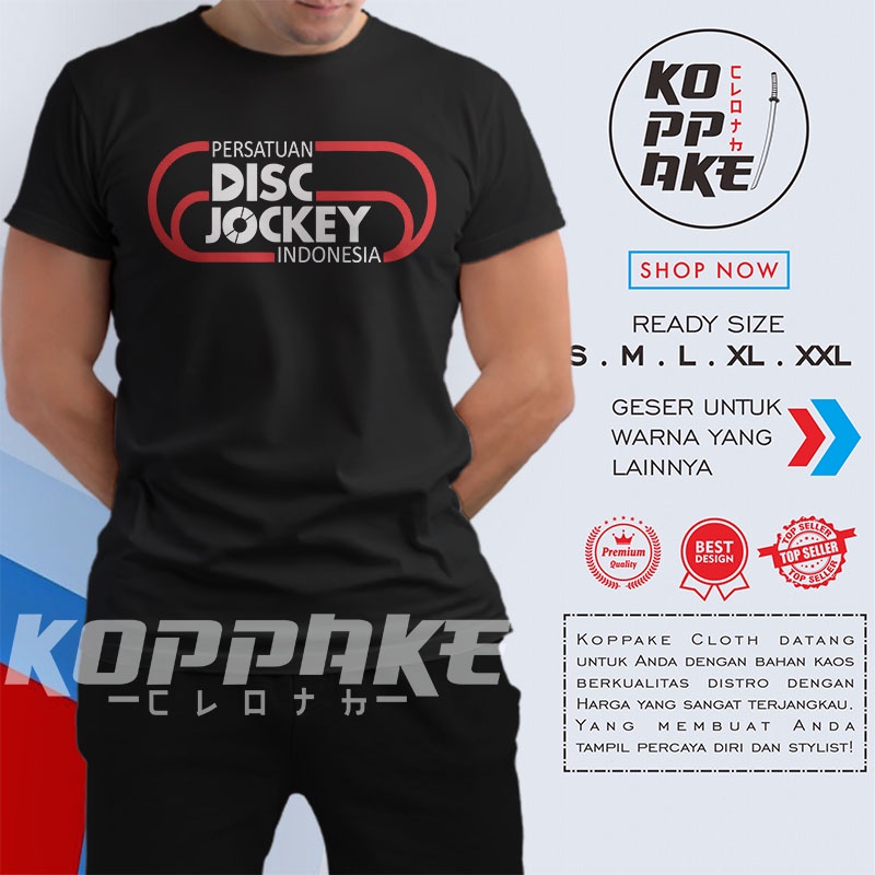 Kaos Persatuan Disk Jockey DJ Indonesia Logo Baju Distro