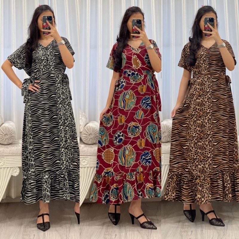 Daster Arab DOLCE KIMMY Long Dress Rayon Daster Kimono