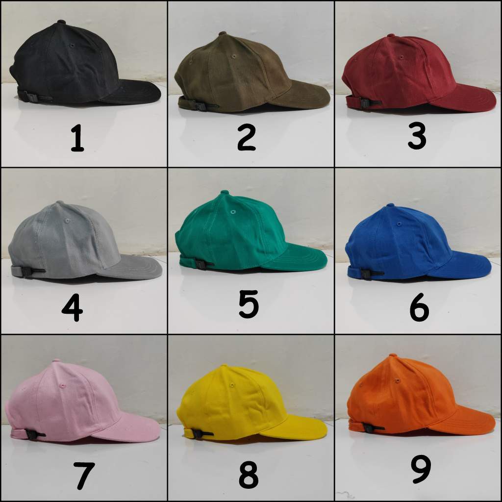 Topi polos baseball rafel lembut polos allsize dewasa TP-RAFEL