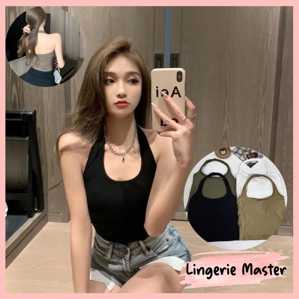 [ LINGERIE MASTER ] - (B-70) Tank Top Wanita Korean Sexy Tanpa Kawat Tanktop Premium Import