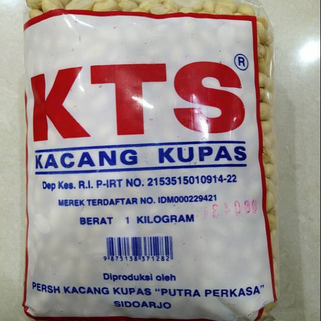 Kacang KTS kupas 1kg
