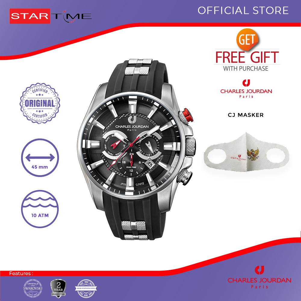 Jam Tangan Pria Charles Jourdan CJ1012-1332C