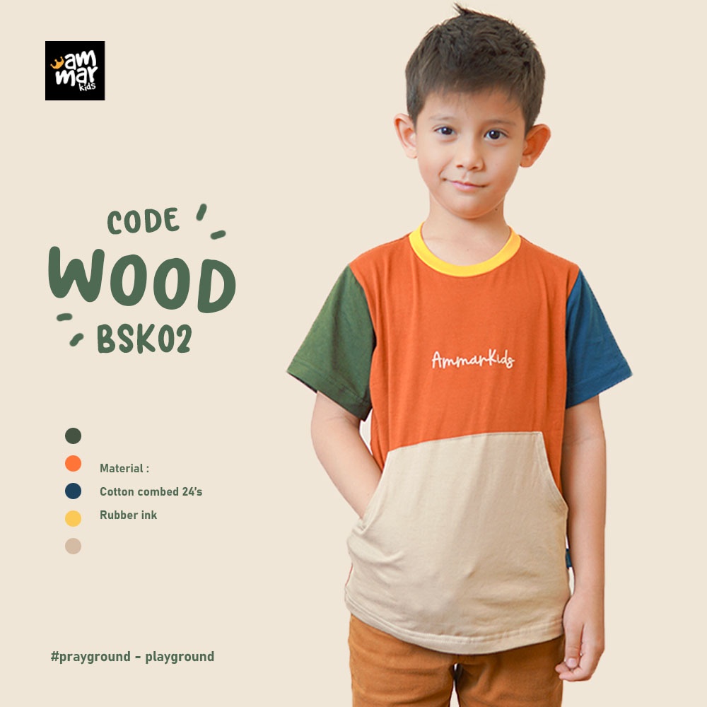 Baju Couple Anak Laki Laki Dan Perempuan Ammar Kids 3 - 12 Tahun Cowok Cewek Baju Harian Anak Perempuan Laki Laki Couple Bumi Series