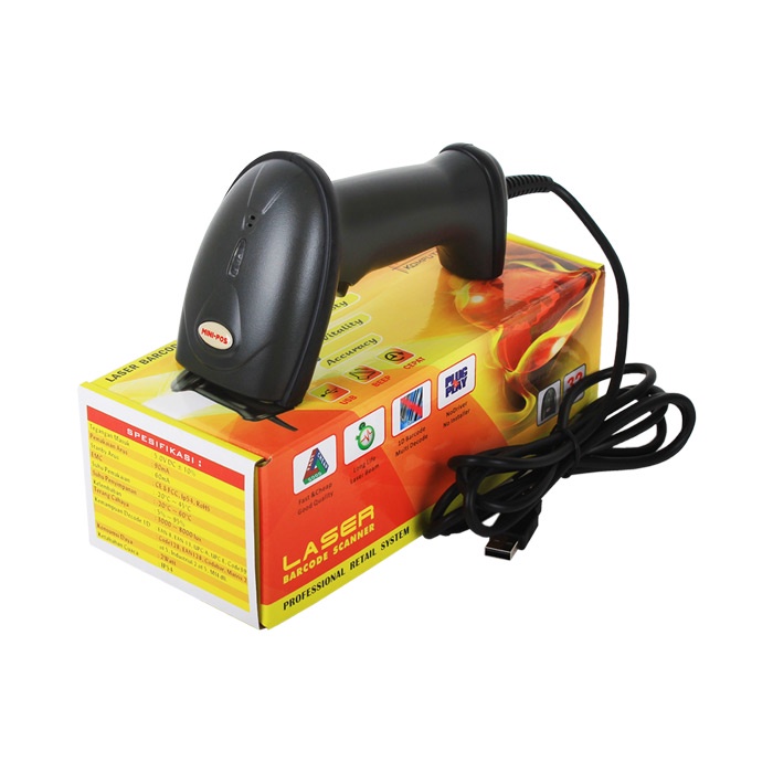 Barcode Scanner 1D MiniPOS MP-6200 Manual