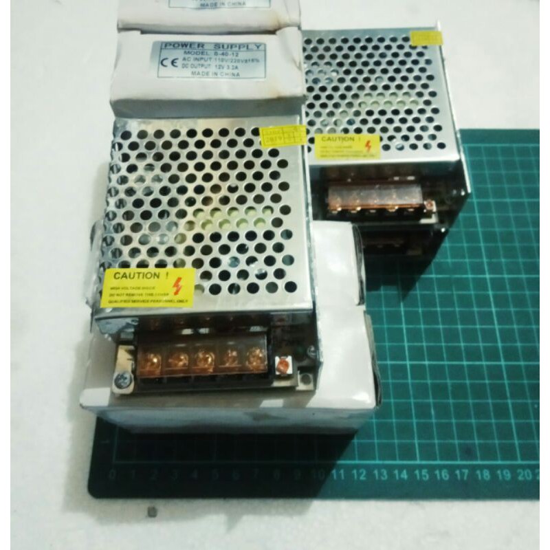 power supply dc12v 3,2amper model s-40-12