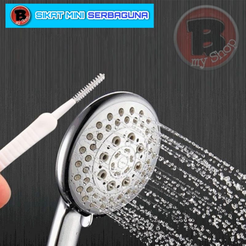 1/3/5 PCS - SIKAT MINI PEMBERSIH SHOWER / KONEKTOR HANDPHONE - DOT BRUSH - SIKAT SERBAGUNA