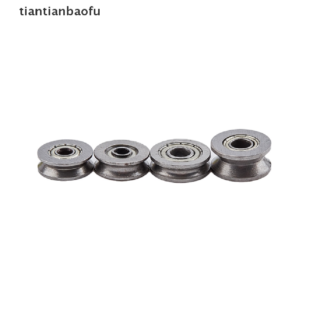 [tiantianbaofu] 5pcs V U Groove Roller Wheel Ball Bearings Embroidery Machine Pulley Bearing Boutique