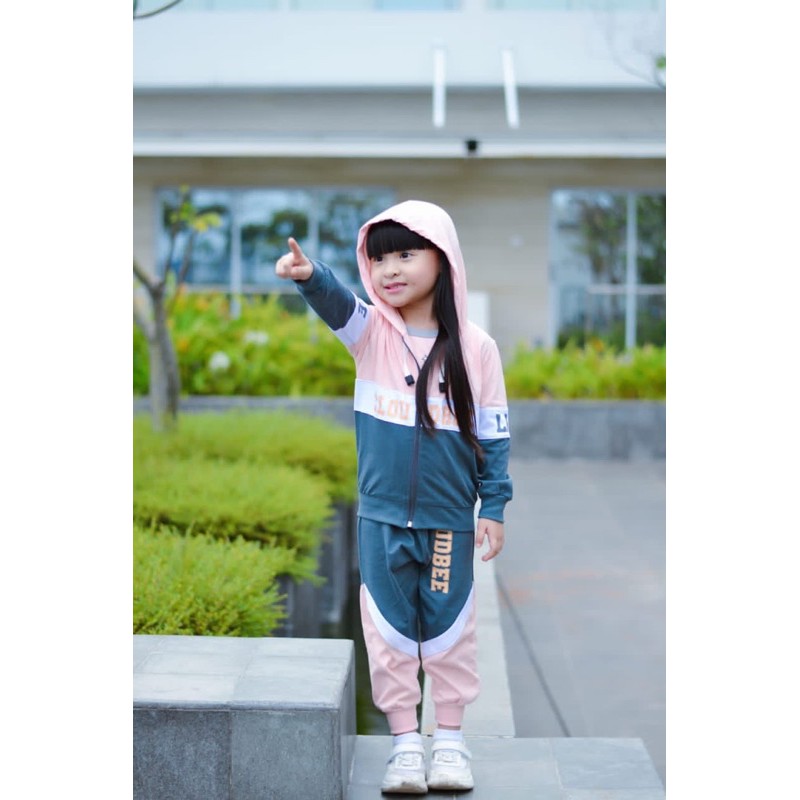 Setelan Anak Jaket Hoodie Cloudbee