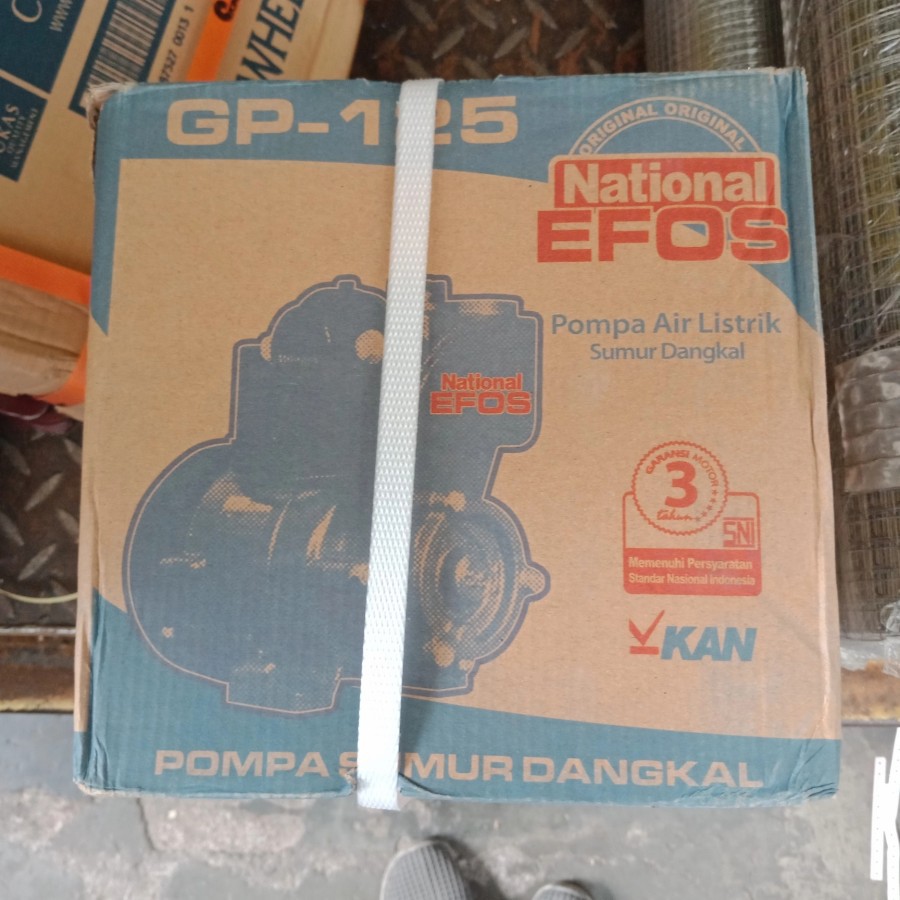 NATIONAL EFOS GP125 pompa air listrik sumur dangkal