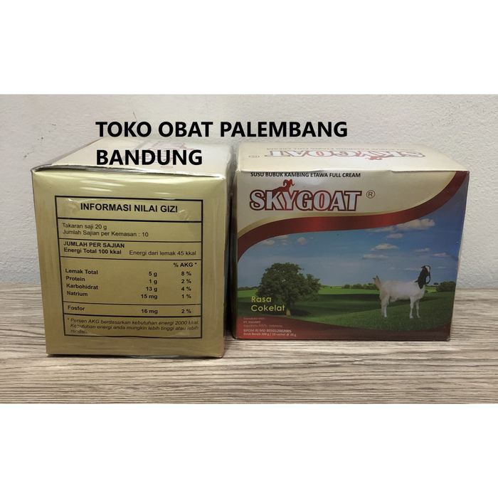

SUSU BUBUK KAMBING ETAWA SKYGOAT RASA COKLAT 10 SACHET GOAT MILK