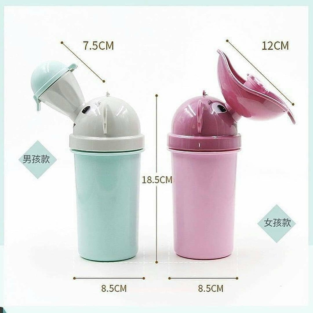 Kandila Pispot Anak Bayi Potty Portable/ Travel Toilet Bottle/Pispot Anak Balita