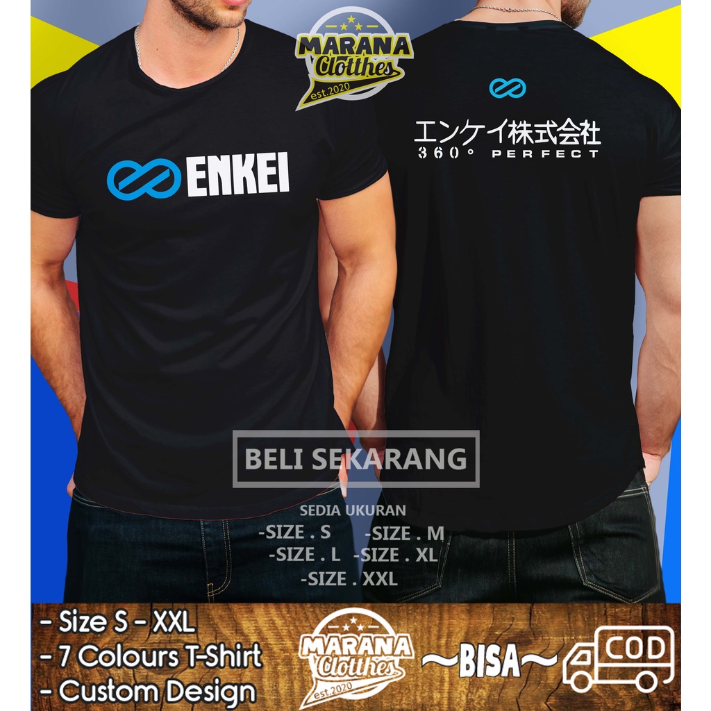 Kaos Baju Velg Enkei Japan Kaos Otomotif