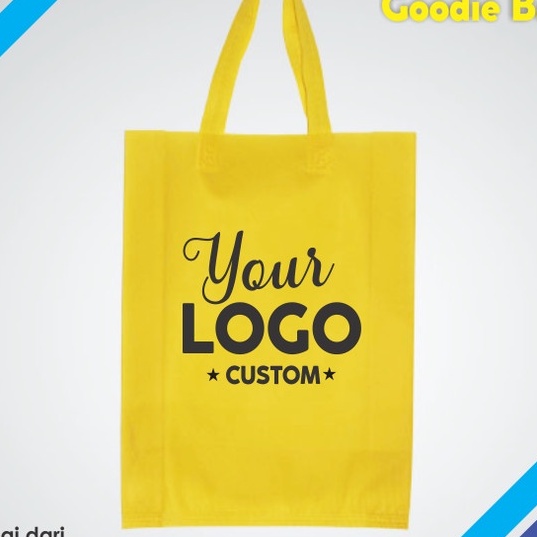 

TERBARU Tas Goodie Bag - Custom Sablon / Tas Spunbond