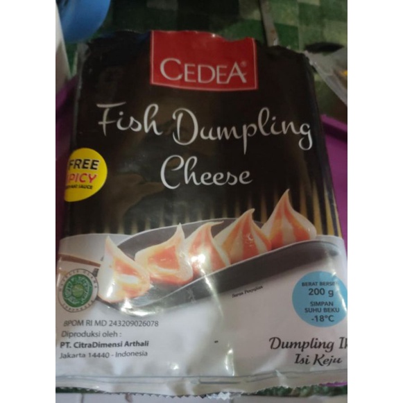 

fish dumpling chesee chedea 200gr