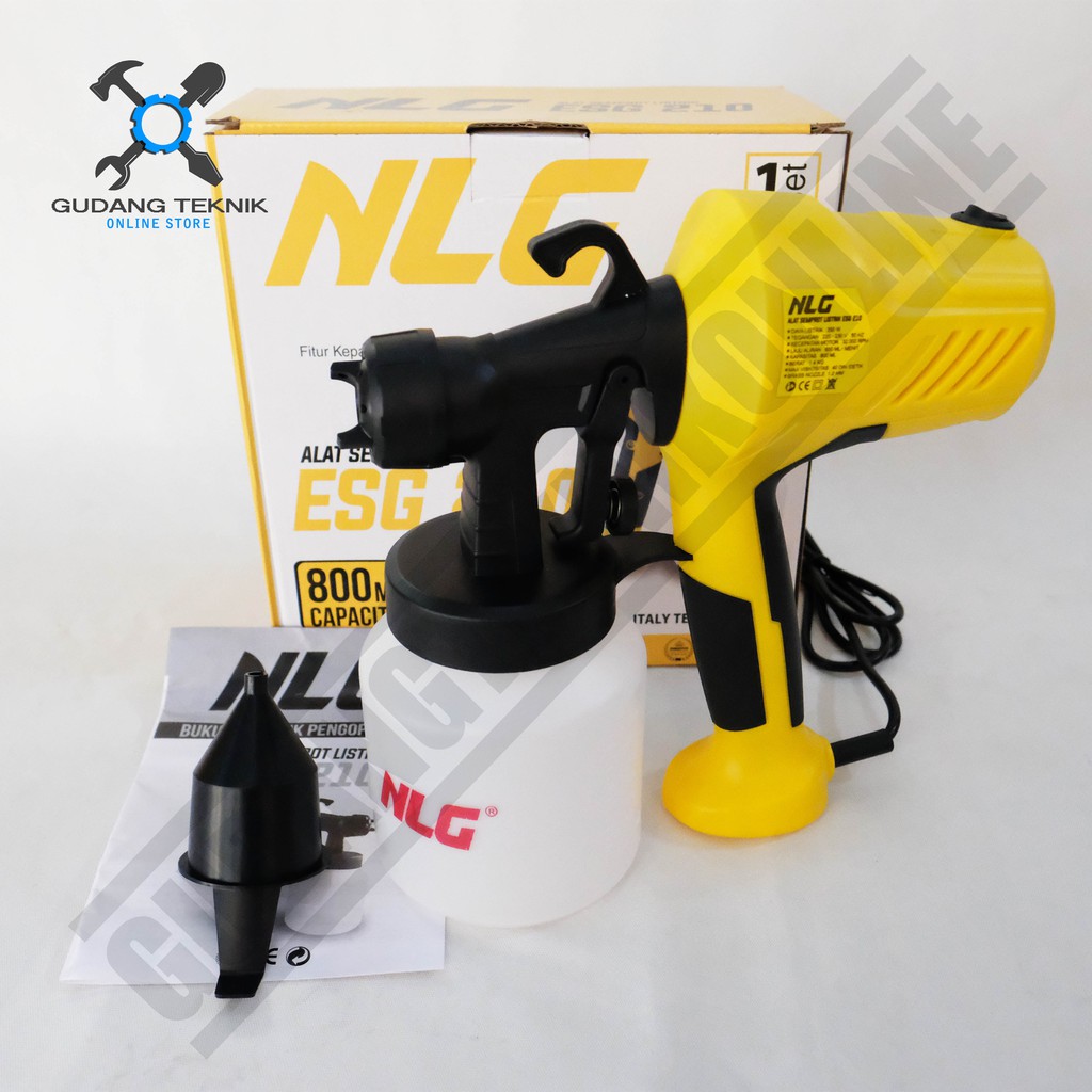 Spray Gun Electric NLG ESG210 / Alat Semprot Cat Elektrik NLG ESG 210 Spray Gun Elektrik