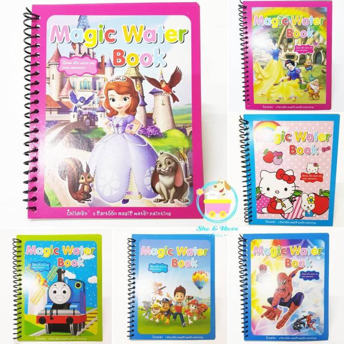 

Sale!!! Magic Water Drawing Book Character - Paw Patrol Bergaransi