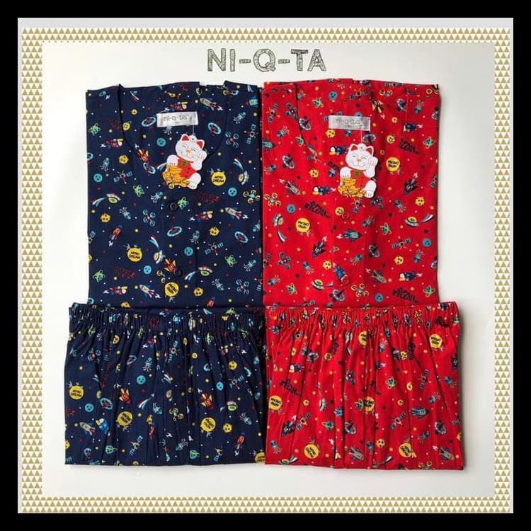 PIYAMA KATUN NIQTA DEWASA PENDEK PANJANG