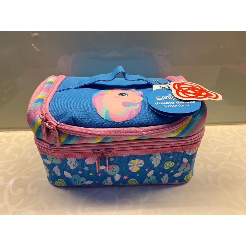 Lunch bag smiggle unicorn blue