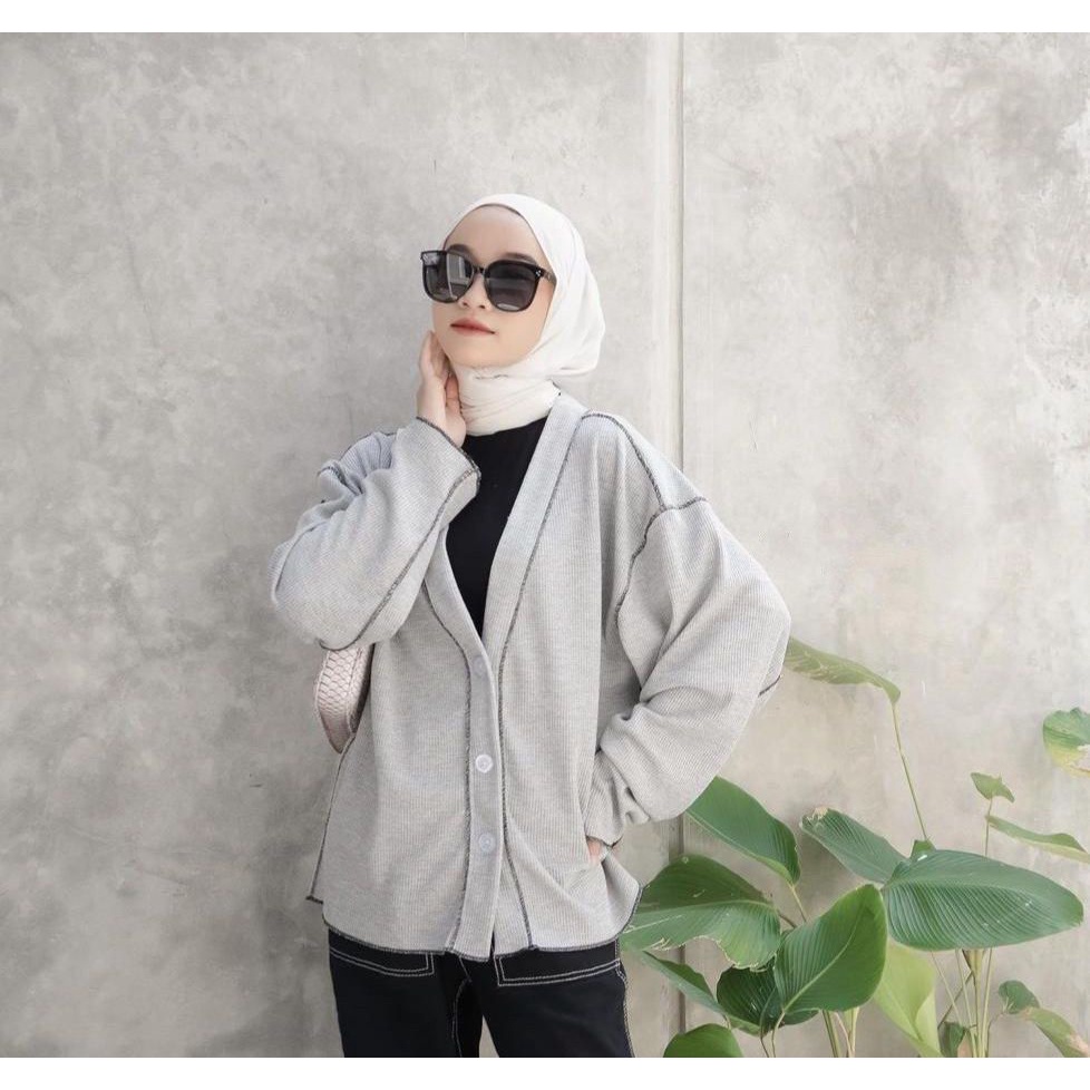 1KG MUAT 5PCS | ELLY CARDIGAN OUTER KARDIGAN BOBAL HITS OOTD SELEBGRAM TERBEST SELLER KOREAN STYLE