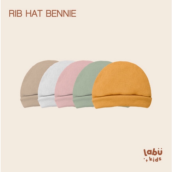 Labu Kids - Baby HAT BENNIE | Topi Bayi Topi Anak Bayi Newborn Lucu Aksesoris Kepala Rambut Baby Beanie