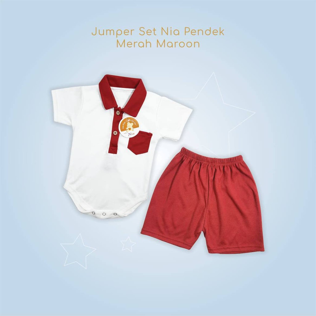 SETELAN JUMPER NIA PREMIUM / SETELAN JUMPER BAYI / SETELAN JUMPER BAYI NIA