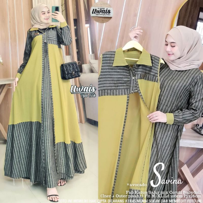 SAVINA SET DRESS BY UWAIS