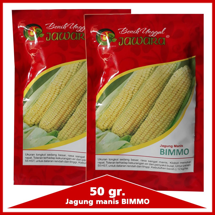 Benih Jagung Manis unggul Bimmo 50 Gram - bibit jagung - jagung manis