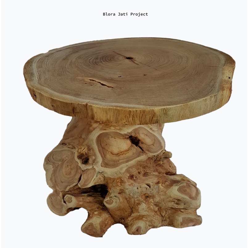 Kursi Jamur Akar Jati / Stool Chair - Type 20