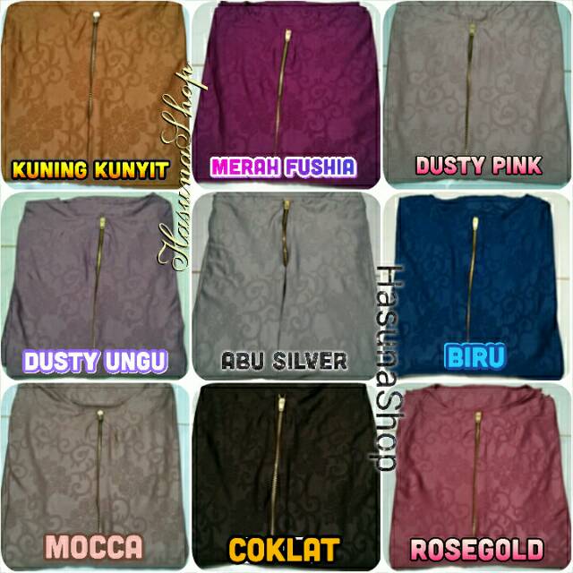 Ori Gamis Jersey Motif Relief Hasuna Shop Embos Hasunashop Emboss