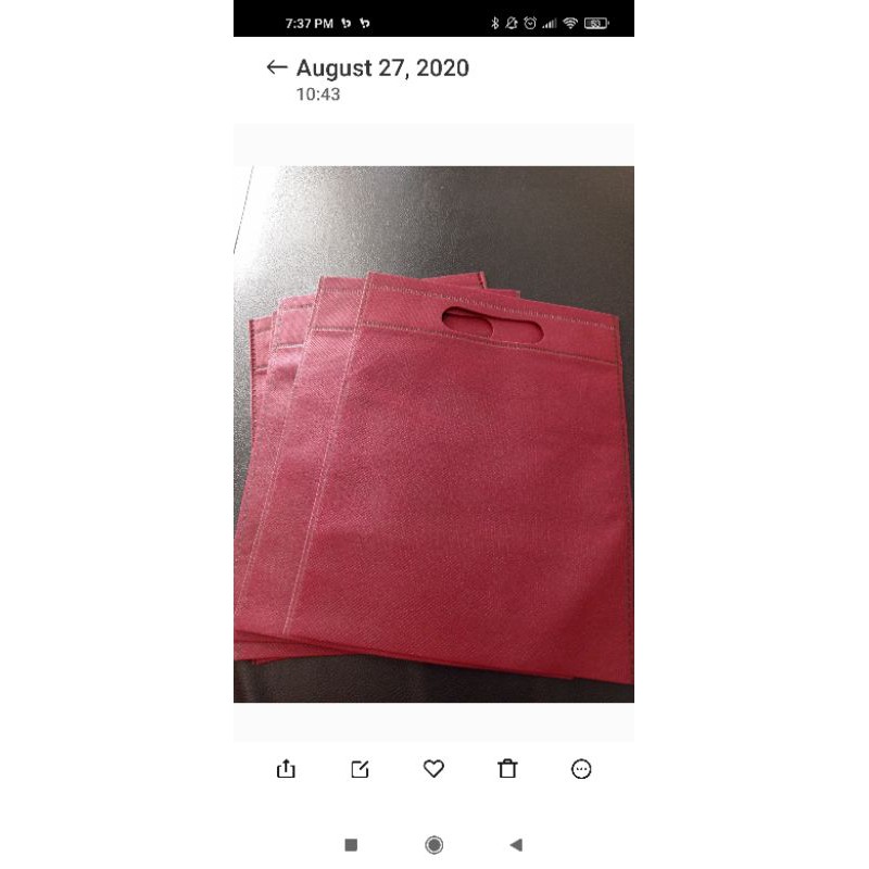 

Tas souvenir/goodiebag/tebal/uk.20x26 cm