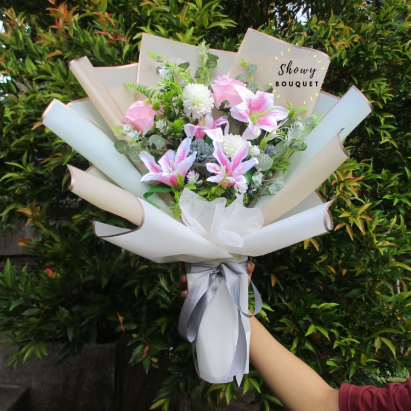 Flower Artificial Bouquet Bali Buket Bunga