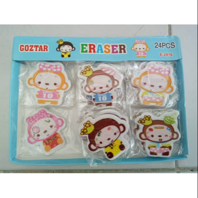 

penghapus motif lucu goztar