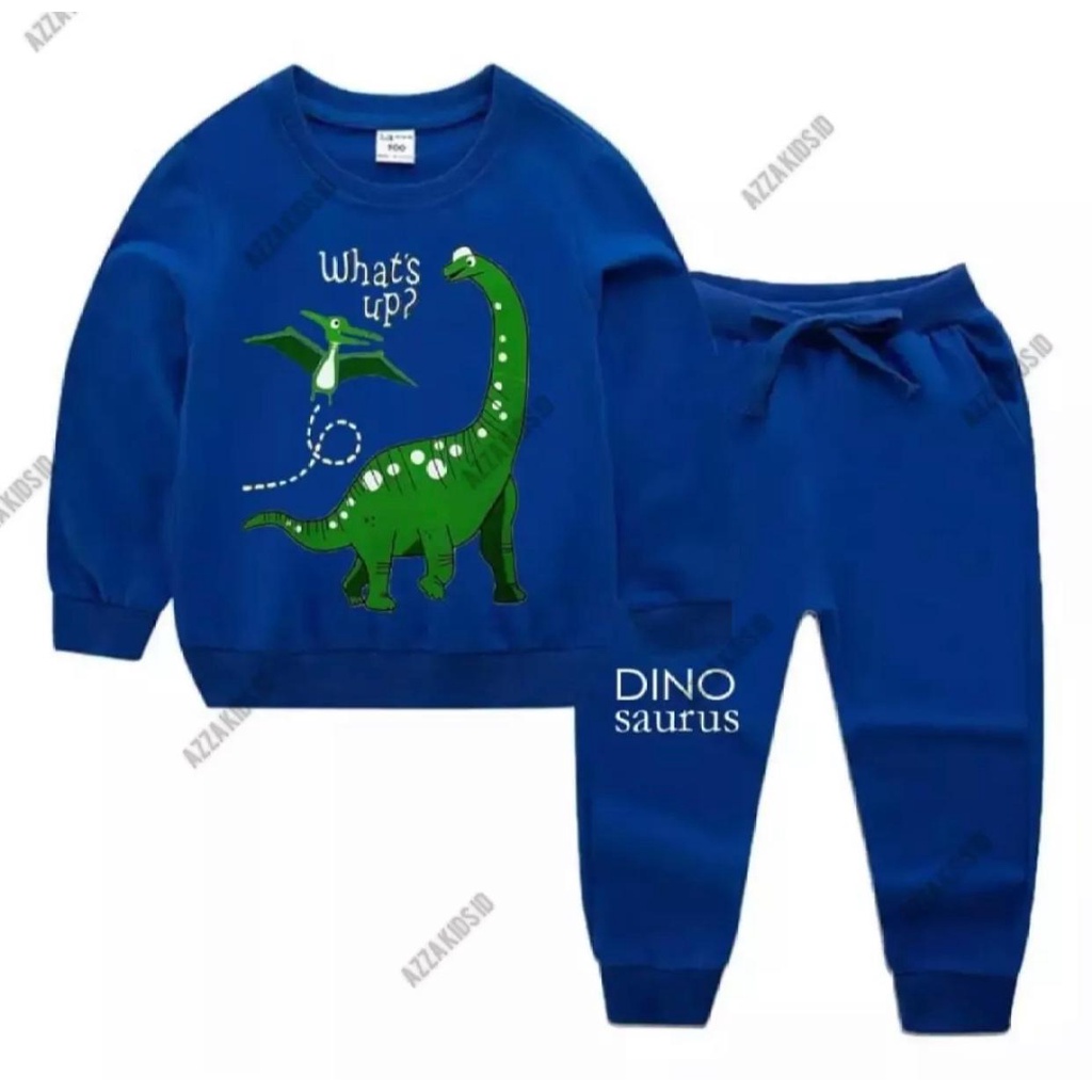 Baju Setelan Anak Terlaris Switer Joger Dinosaurus Jaket Anak Laki Laki Usia 1_5 Tahun