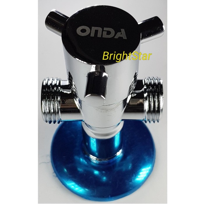 ONDA Stop Kran/Keran T/Cabang/Ganda JF 08 1/2&quot; U/ Jet Shower &amp; Kloset