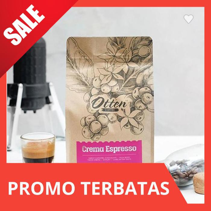 

GRATIS ONGKIR Otten Coffee Crema Espresso 500 gram Kopi | Espresso Blend Best Seller AR245