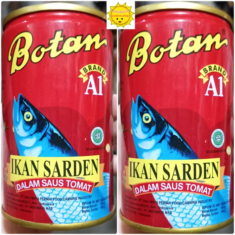 

Sarden Botan 155gr