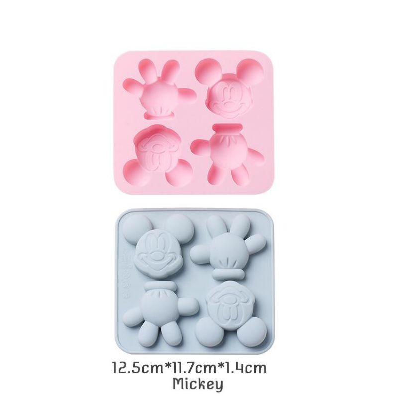 CETAKAN SILICONE JELLY COKLAT TAHAN PANAS MICKY MOUSE