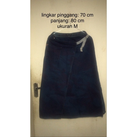 CELANA ROK JEANS BAWAHAN TRISET CAMPAS PRELOVED