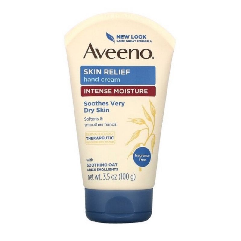 Aveeno Skin Relief Hand Cream Fragrance Free 100 g