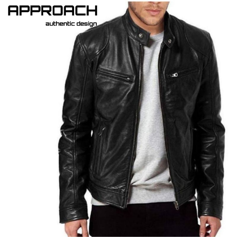 (BEST SELLER) JAKET / JAKET PRIA / JAKET KULIT / JAKET SEMI KULIT / JAKET KULIT SINTETIS / JAKET MOTOR