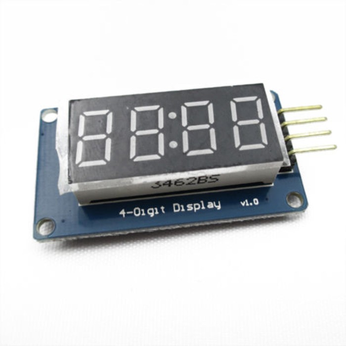 4 Bits 7 Segment TM1637 Red Digital Tube LED Display Module With Clock