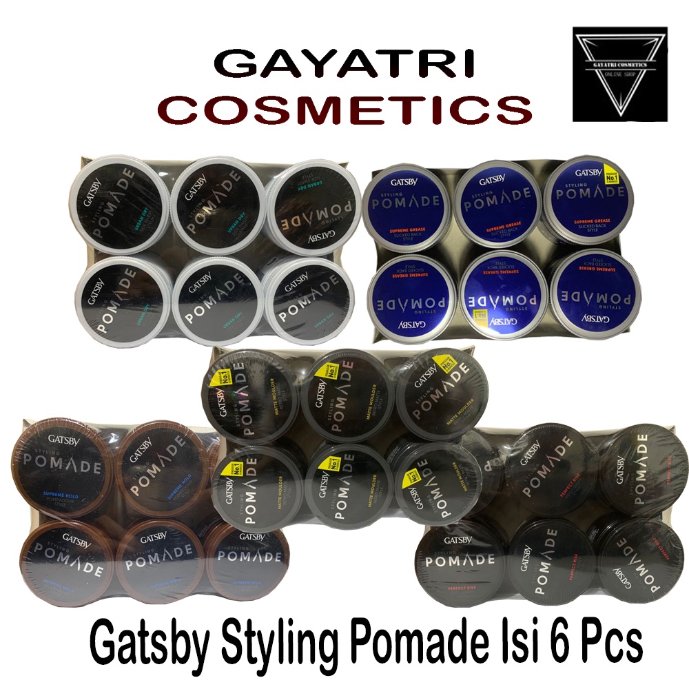 Minyak Rambut Gatsby Styling Pomade 6pcs