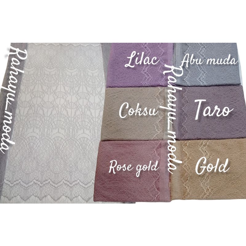 KAIN BROKAT SANTILY / SEMI PRANCIS / KEBAYA SANTILY / SANTILY MURAH / GAUN SANTILY / SANTILY LEMBUT