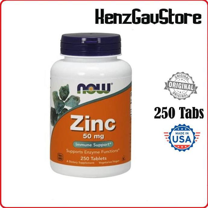 ZINC 50 MG / ZINC 50MG NOW / VITAMIN ZINC / NOW FOODS