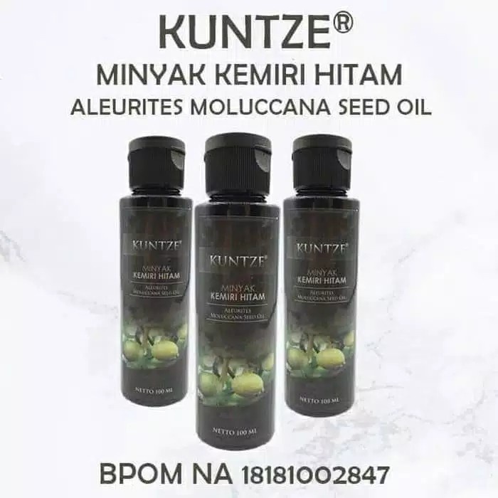 PROMO Asli Minyak Kemiri KUNTZE / Penyubur Rambut Original
